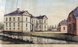 シュトレーレンのカーンハウス、西からの眺め 作： Alexander Frans van Aefferden